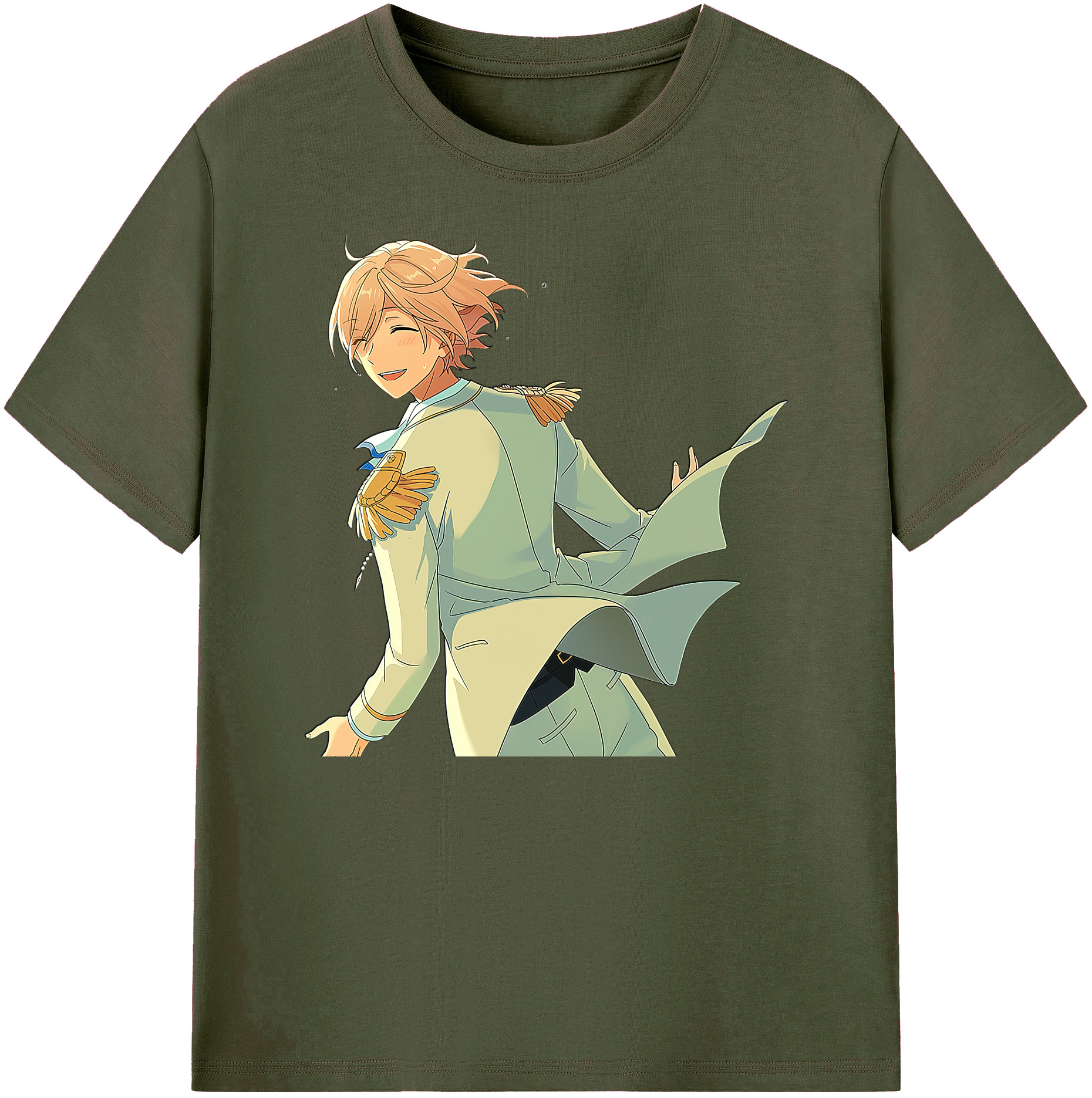 （画像用） あんさんぶるスターズ! Ensemble Stars 綿100％ メンズ半袖Tシャツ｜肌触りやわらか＆通気性